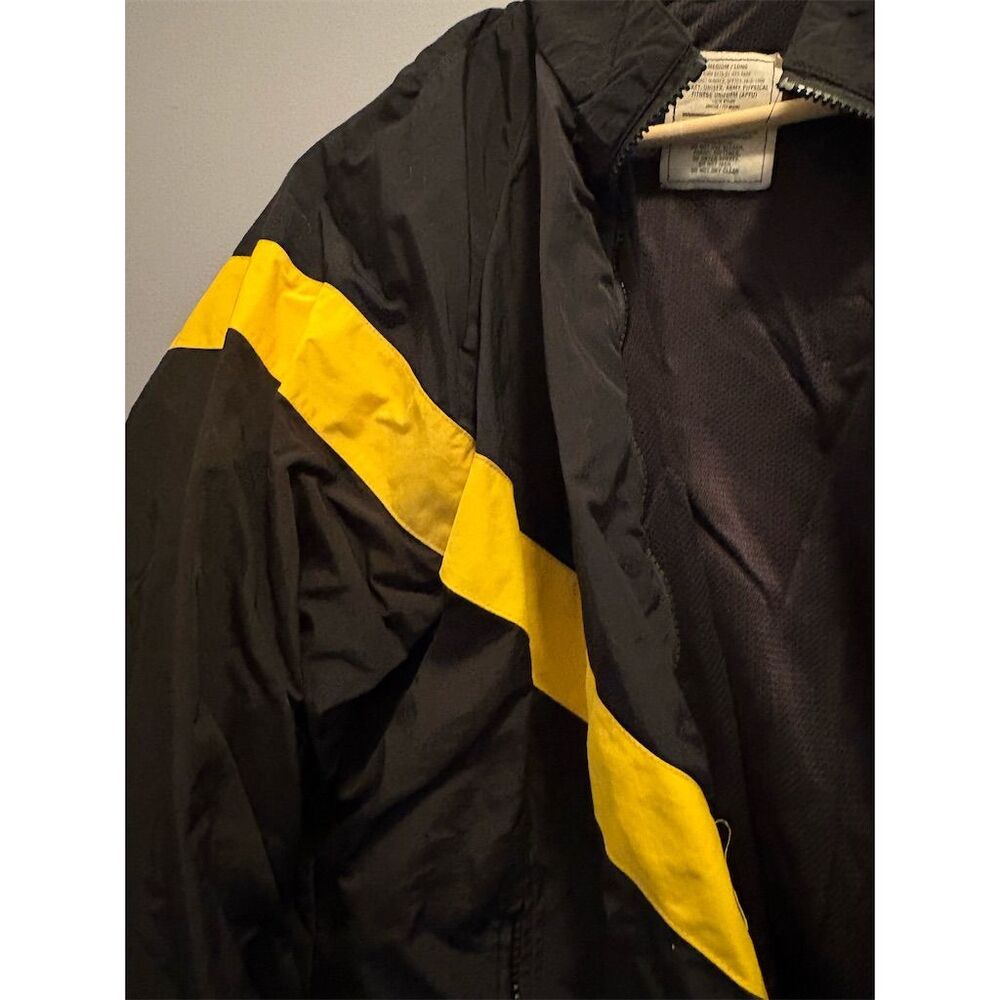 US Army Men's Black Windproof Fitness Sweatsuit Jacket & Pants Set MT - Picture 5 of 11